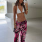 Paloma Chiffon Trousers - Fuchsia