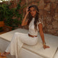 Palma Maxi Skirt - Ivory