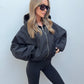 Hooded Wind Jacket - Black