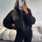 Hooded Wind Jacket - Black