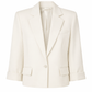 Oversized Boxy Fit Blazer - Cream
