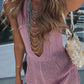 Astrid Crochet Knit Plunge Playsuit - Pink