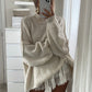 Oversized Knit Jumper - Sand