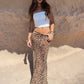 Marina Maxi Skirt - Leopard