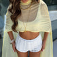 Gia Long Line Cape Top - Lemon