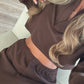 Waffle Lounge Set Tracksuit - Brown