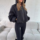 Hooded Wind Jacket - Black