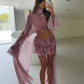 Rhode Ruffle Shorts/Cape Co-Ord - Pink