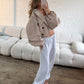 Balloon Sleeve Cropped Trench Jacket - Cream