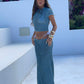 Palma Maxi Skirt - Sage