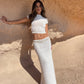 Palma Maxi Skirt - Ivory