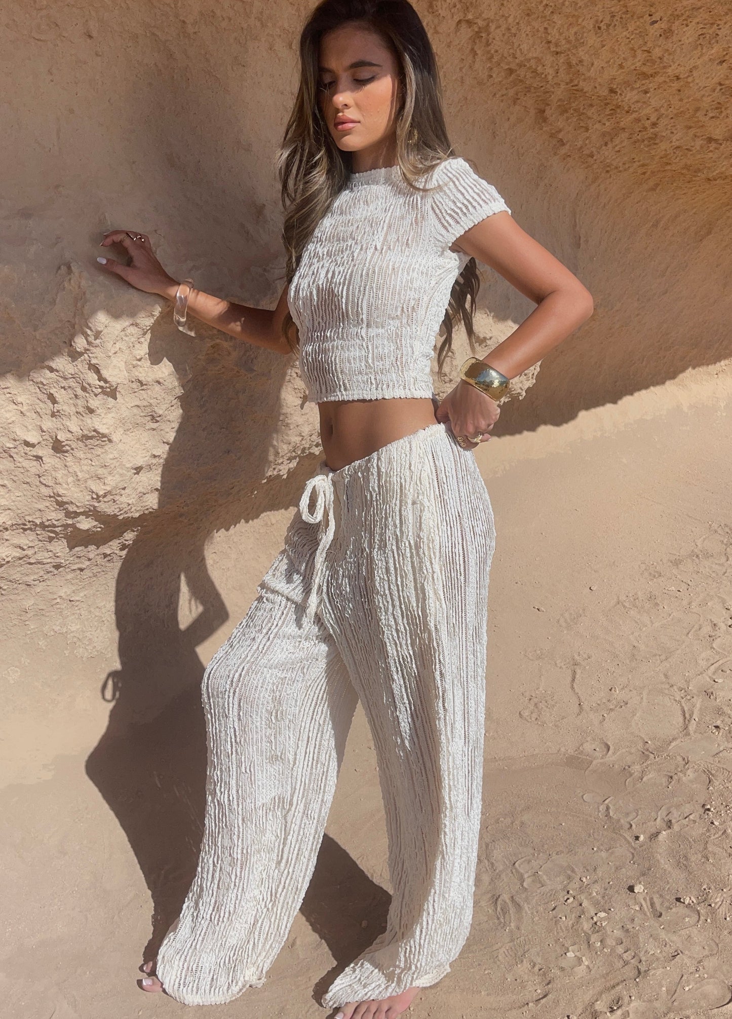 Soleil Trousers - Ivory