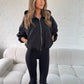 Hooded Wind Jacket - Black