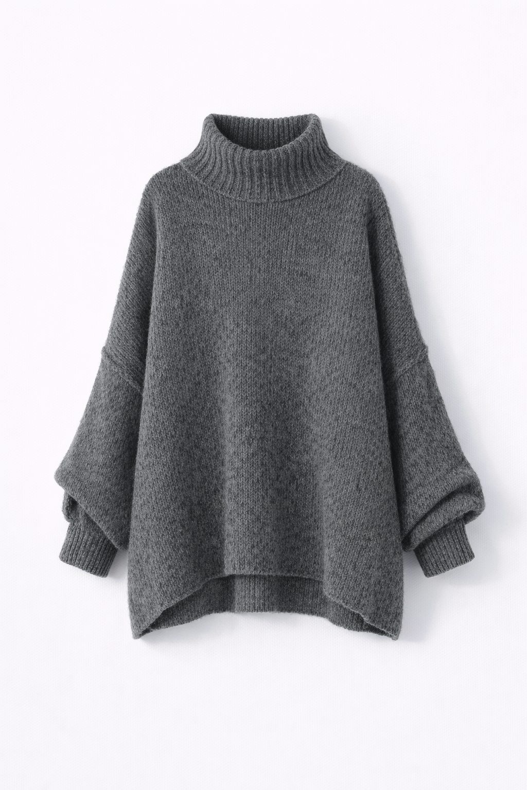 Oversized Knit Jumper - Dark Grey