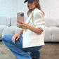 Oversized Boxy Fit Blazer - Cream