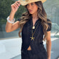 Myla Textured Cardigan - Black