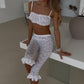 Celeste Lace Crop Top - Ivory
