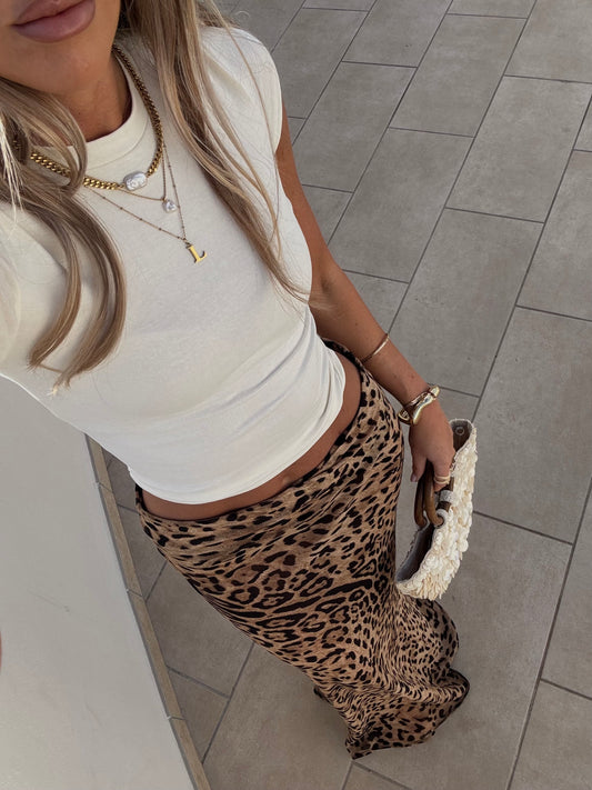 Marina Maxi Skirt - Leopard