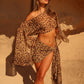 Savannah Sarong Set - Leopard