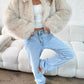 Faux Fur Jacket - Sand