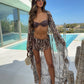 Cello Maxi Kimono/Shorts Co-Ord - Desert