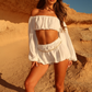 Chloe Blooomer Shorts Co-Ord - Ivory