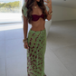 Marina Maxi Skirt - Pistachio