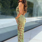 Sahara Slip Dress - Pistachio