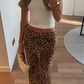 Marina Maxi Skirt - Leopard