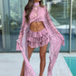 Rhode Ruffle Shorts/Cape Co-Ord - Pink