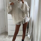 Oversized Knit Jumper - Sand