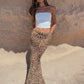 Marina Maxi Skirt - Leopard