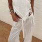 Florence Broderie Trousers - Ivory