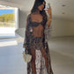 Cello Maxi Kimono/Shorts Co-Ord - Desert