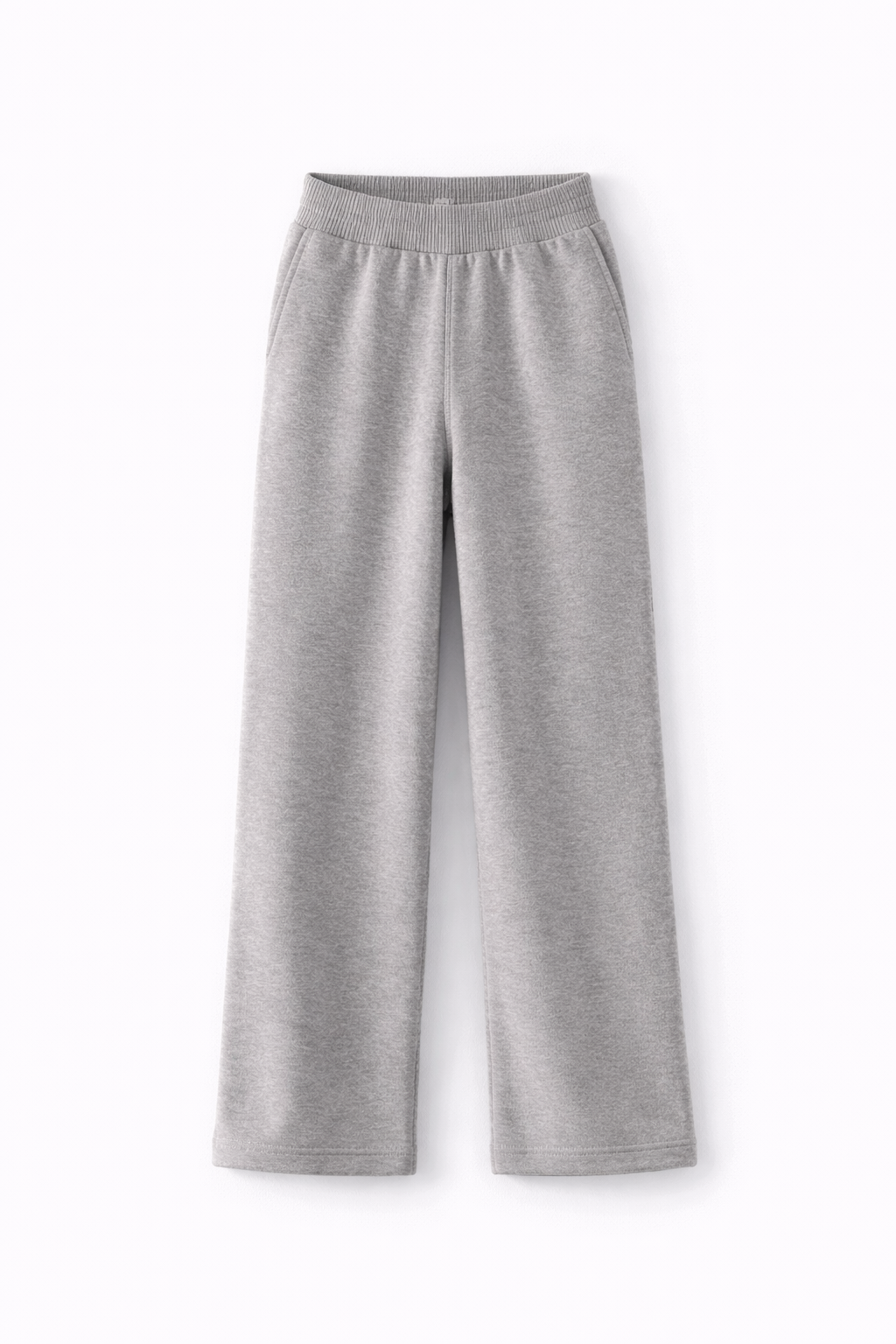 Hooded Knit Tracksuit - Grey