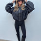 Hooded Wind Jacket - Black