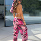 Paloma Chiffon Trousers - Fuchsia