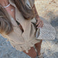 Tulum Frill Shorts Set - Camel