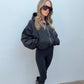 Hooded Wind Jacket - Black