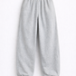 Barrel Leg Relaxed Joggers - Grey