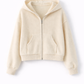 Hooded Knit Tracksuit - Cream