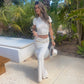 Palma Maxi Skirt - Ivory