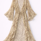 Cello Maxi Kimono/Shorts Co-Ord - Lemon